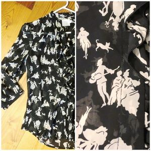 Anthro • HD in Paris Ruffled Picea Blouse • 2